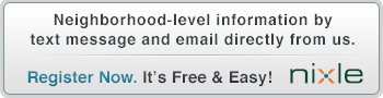 local neighborhood public safety and community alerts and advisories by text, email, web